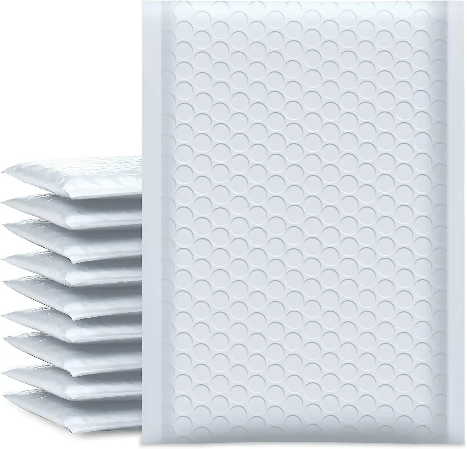 50-10PCS Bubble Mailers Wholesale White Foam Bubble Envelope Bag Adhesive Waterproof Shipping Bag Thickened Envelope Packing Bag