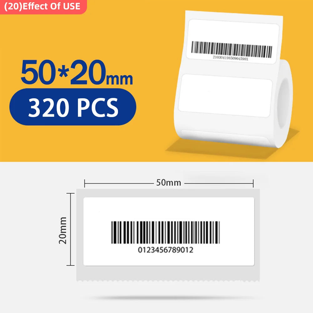 Niimbot Label For B1/B21/B3S Mini Printer Portable Thermal Label Stickers Self-Adhesive Waterproof Label Maker Sticker New