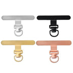 360° Rotatable Phone Lanyard Clip Patch Ultra-thin Stainless Steel Phone Case Hanging Rope Card Anti-lost Strap Fixed Gasket