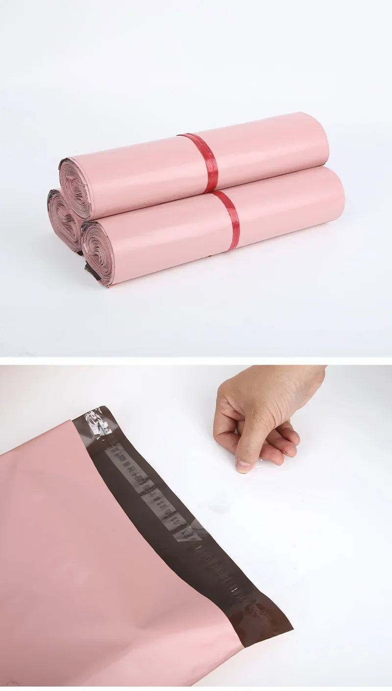 50Pcs/Lots Courier Bag Envelope Packaging Delivery Bag Waterproof Self Adhesive Seal Pouch Mailing Bags Plastic Transport Bag
