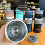 TYESO 600/750ML Thermos Bottle Stainless Steel Vacuum Flask Travel Cup Insulated Water Bottle Sport Thermal Mug Hot & Cold Mug