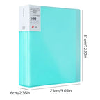 A4 Semi Transparent PP Brochure, Multiple Page Sizes To Choose From, Classified Insert Folder, Conference Document Organization,
