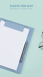 A4 leather writing clip, business folder, data book, office storage menu clip, contract book clip, music score clip