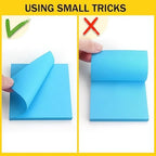 8 Pads Sticky Notes 3x3 Self-Stick Notes 8 Bright Multi Colors Purple Sticky Notes, 85 Sheet/Pad