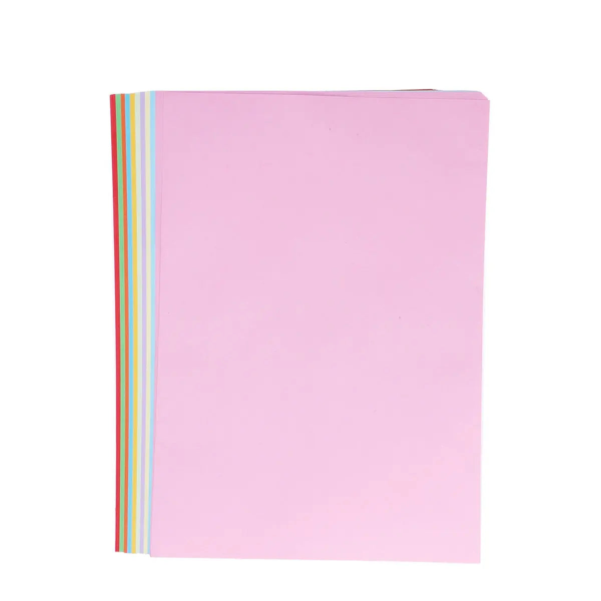 100Pcs Colorful Folding Paper Premium Construction Paper for Hand Craft Kindergarten DIY Art Projects Mixed 10 Colors