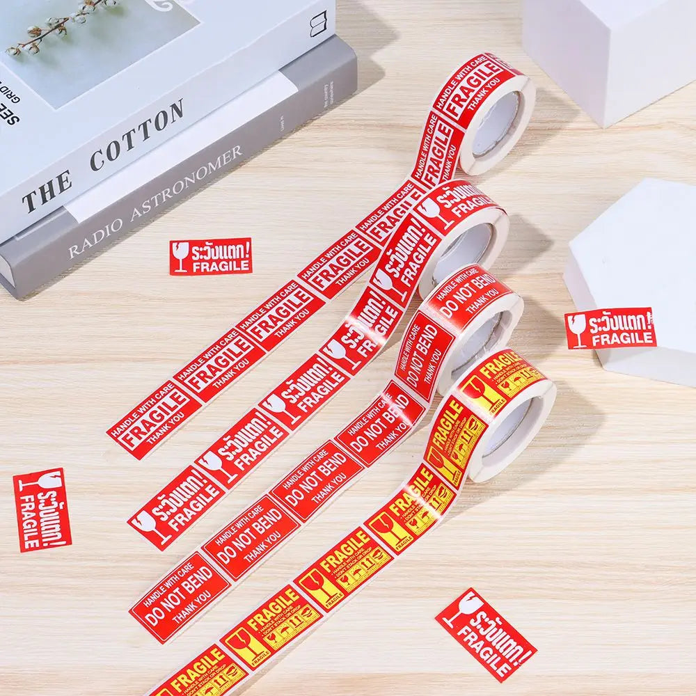 250Pcs/roll  Fragile Warning Sticker Care Shipping Special Tag Useful Shipping Express Label Handle With Care Keep