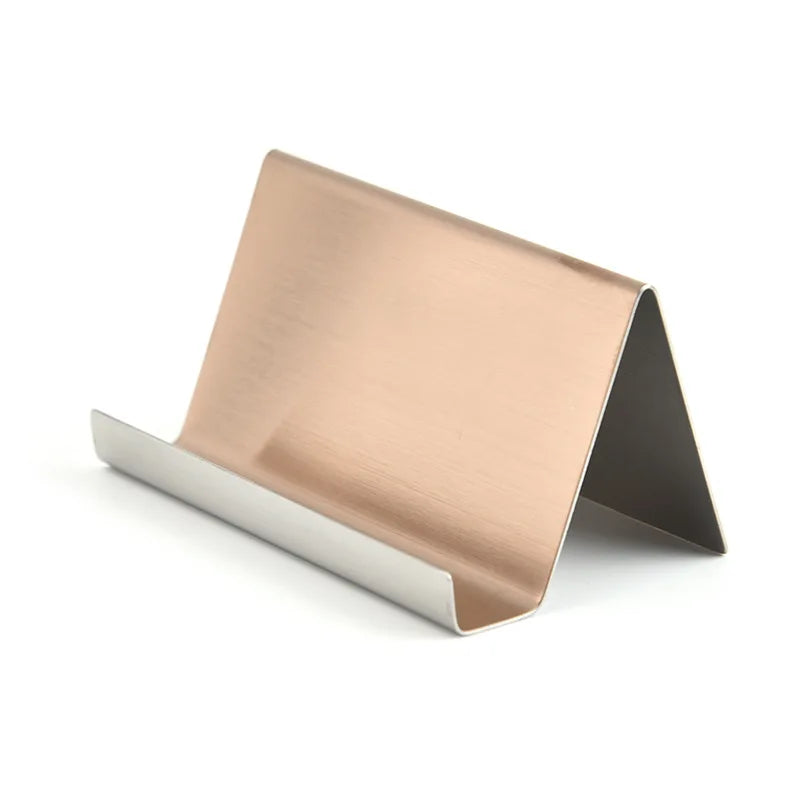 Metal Business Card Name Tag Display Rack Display Stand Desktop Table Organizer Cellphone Holder Conference Room Accessories