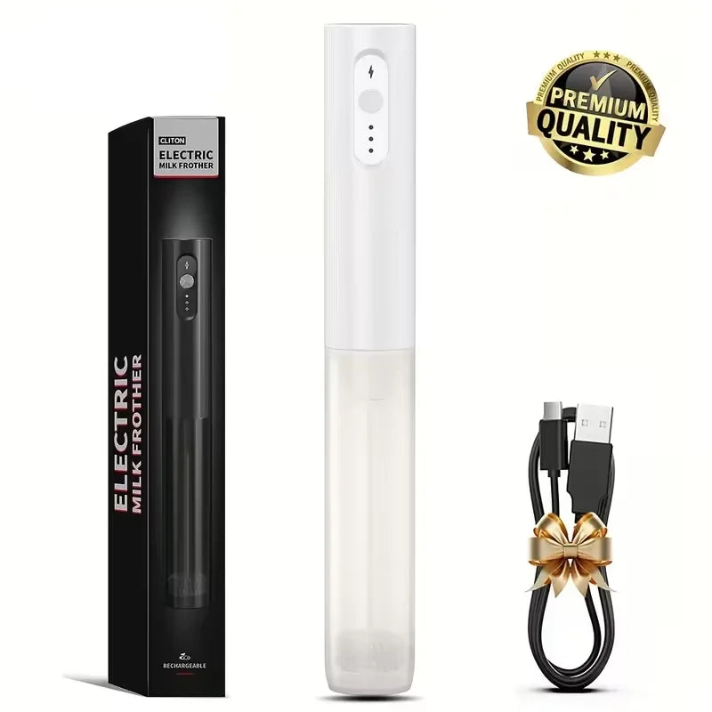Kitchen Powerful Stirrer Milk Frother Handheld Foam Maker for Lattes Whisk Drink Mixer Coffee Electric Rechargable Egg Beater