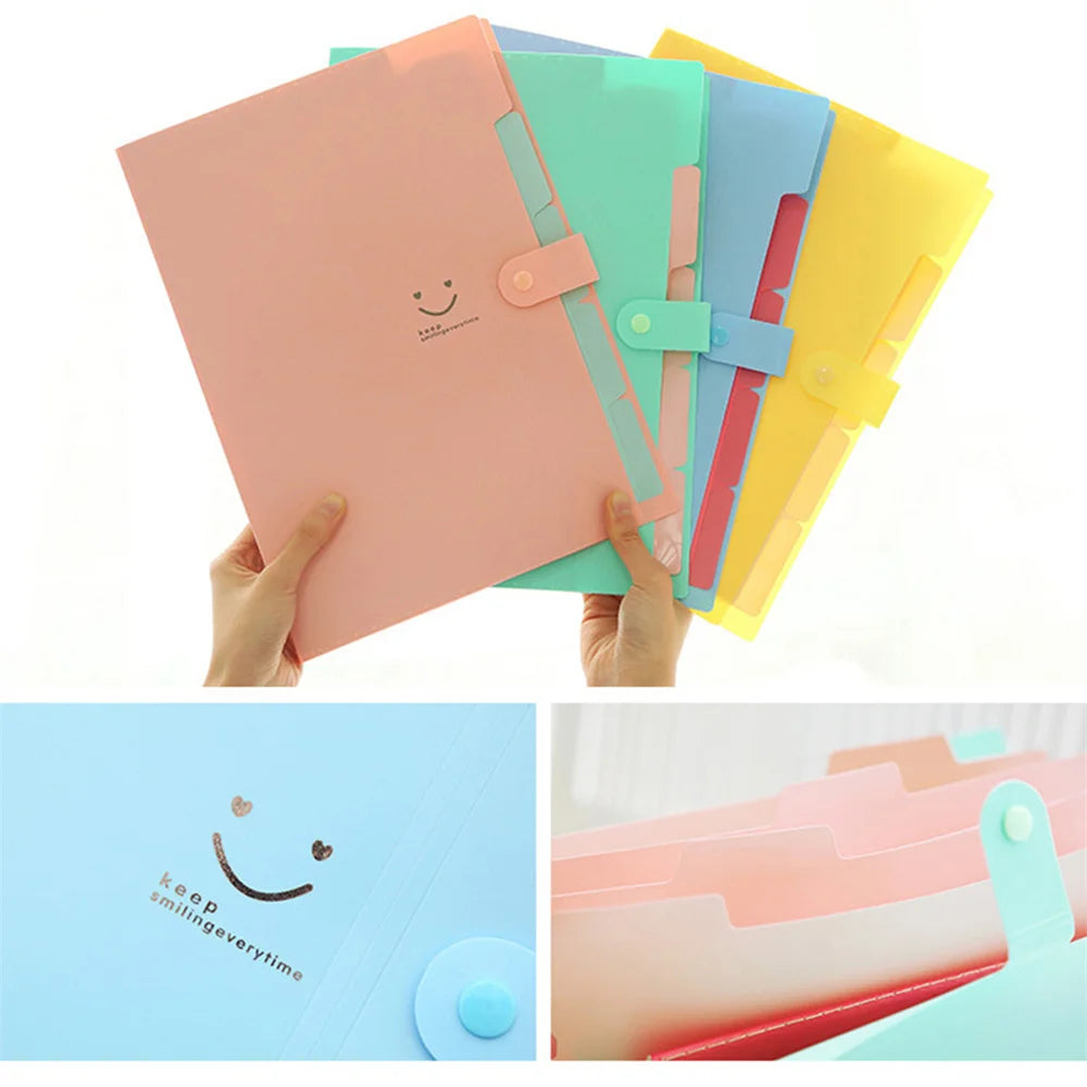 Document Holder Accordion Document Organizer A4 Cute Accordion Folders Letter Size Document Organizer for Students Boys