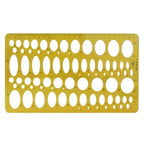 62KA Drafting Stencils Measuring Tools Geometric Rulers Plastic School Office Supply，School supplies set，xros