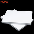 50/100pcs A4 White Cardstock for Printing Card
