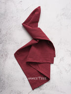 10pcs Napkins 40X40CM Plain Washed Cotton Classic Style Tea Towel Dining Place Mats Home Kitchen Dinner Wedding Settings Decor