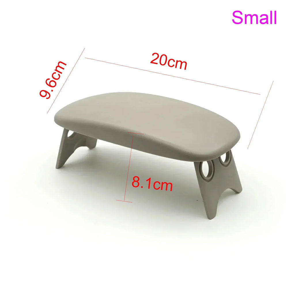 Folding Nail Hand Manicure Rest Arm Stand Pillow Cushion Holder Table Desk Armrest Sponge Support Mat Polish Tool Practice Salon