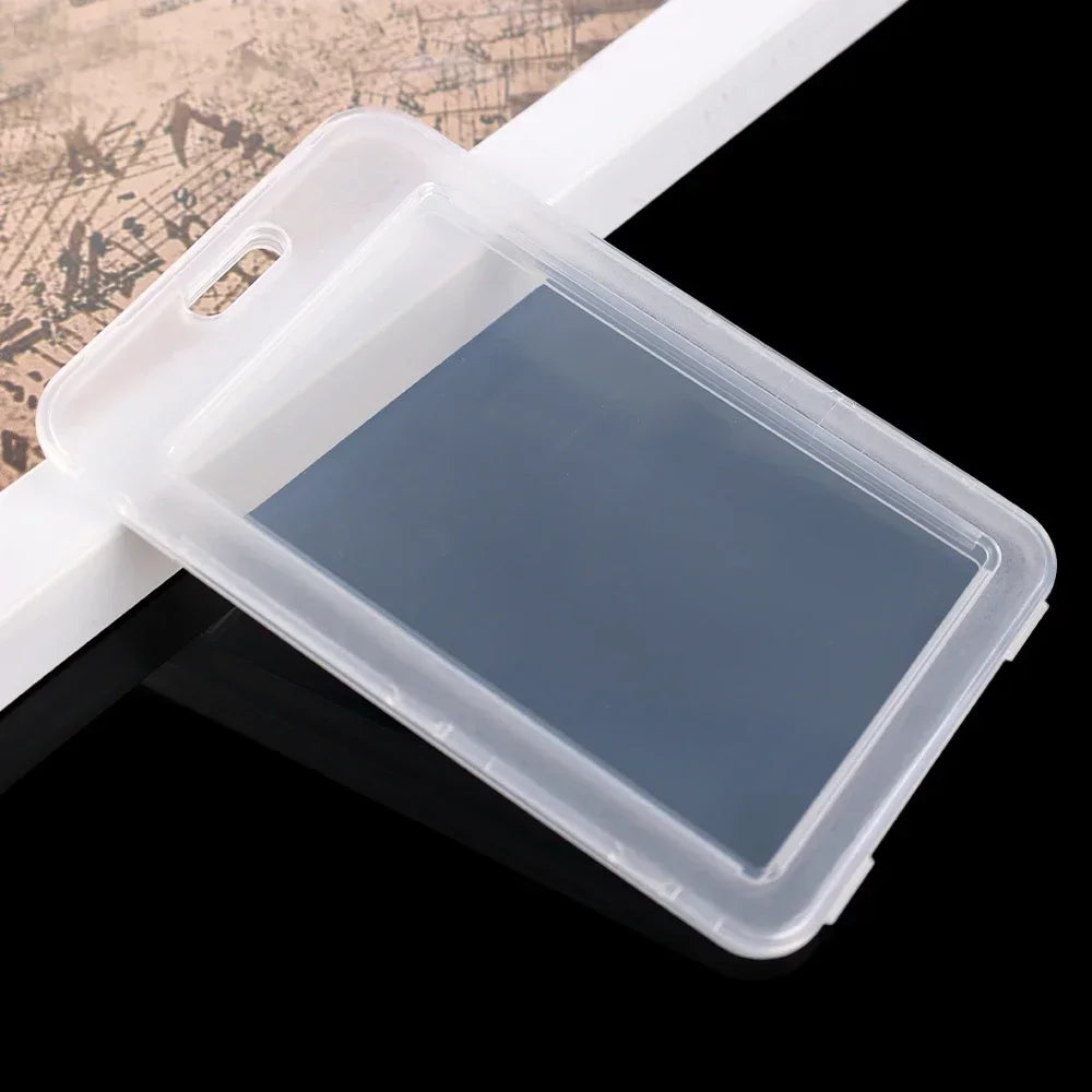 1-10Pcs Waterproof Transparent Card Cover Rigid Plastic Bus Card Holder Case Business Credit Cards Bank ID Card Sleeve Protect