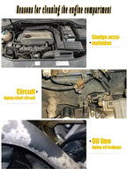 Car Engine Compartment Cleaning Agent, No Water Wash Oil Stain Remover, Deep Rust Removal and Cleaning/c.
