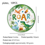 Dinosaur Plastic Tablecloth Dinosaur Birthday Party Table Covers Boy Birthday Baby Shower Party Decorations Supplies Picnic