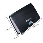 Portable Accordion File Organizer A6 Size 13 Compartments Mini Receipt Holder Three Side Seal Expandable Document Organizer