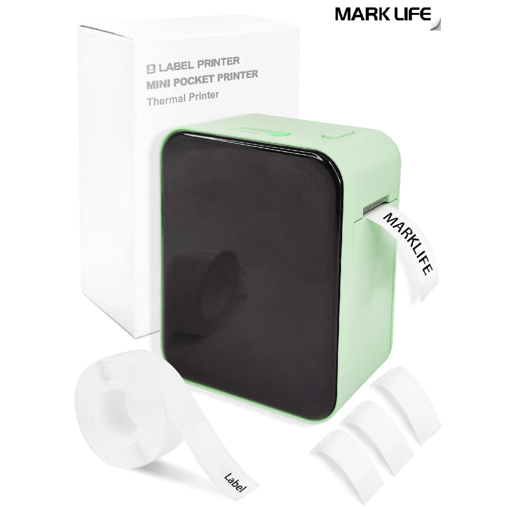 Marklife Mini Label Printer P15 B1 B21 Bluetooth Thermal Sticker Printer For Kitchen School Office To Gift/Diy Creative/Marking