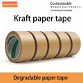 Kraft Paper Tape, Brown Sealing tape, Waterproof, Moisture-proof, Easy To Tear, Biodegradable And Environmentally Friendly Tape