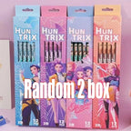 ♣Kpo-Pencils Ruler Pencil Sharpener Pen Bag Eraser Kids Cute Stationary Set Student Back To School Supplies Gift