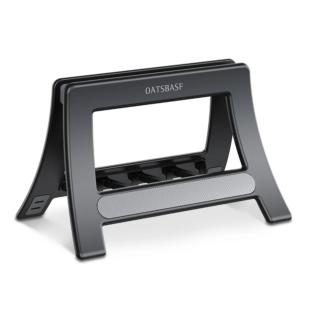 OATSBASF Vertical Laptop Stand Holder For MacBook Air Pro Xiaomi Tablet Gravity Notebook Stand ABS Laptop Support Desktop Holder