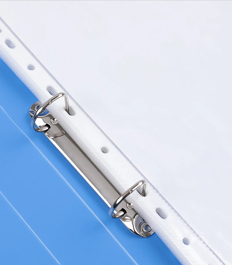 2-ring File Binder File Folder A4 Binder Folder Cover Office Document Organizer Can Hold 200 Sheets Test Paper Desk Organizer