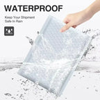 60/10pcs White Bubble Envelopes Bags Thick Waterproof Packaging Bag Mailers Self Sealing Shipping Bag Storage Organizer Supplies