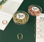 60pcs Creative 25mm Paper Clips Cute Paper Clip Mini Metal Paper Clip - Perfect For Planners & Office Supplies