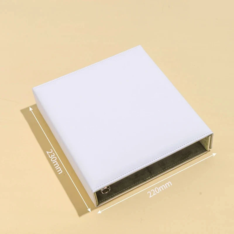 A5 Binder Photocards Magnetic D 3/7 Ring Kpop Photo Album Photocard Holder Collection Book Macaron Binder 1 2 4 Pocket Sleeves