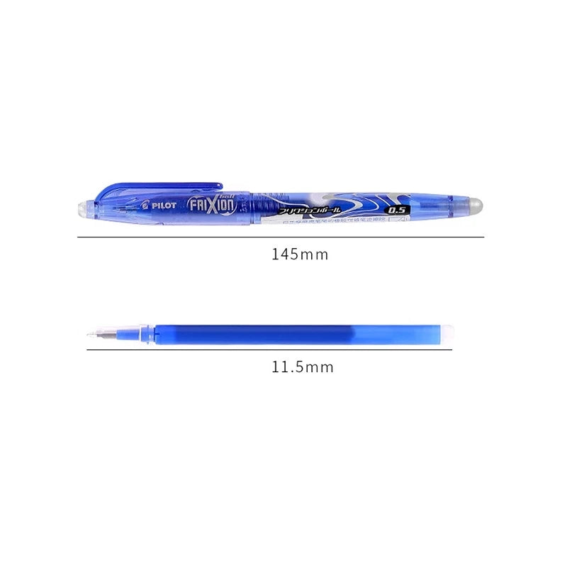 Pilot Erasable Gel Pen Magic Blue Black Red Ink 0.5mm Erasable Refill Rods Japanese Stationery Office School Writing Supplies