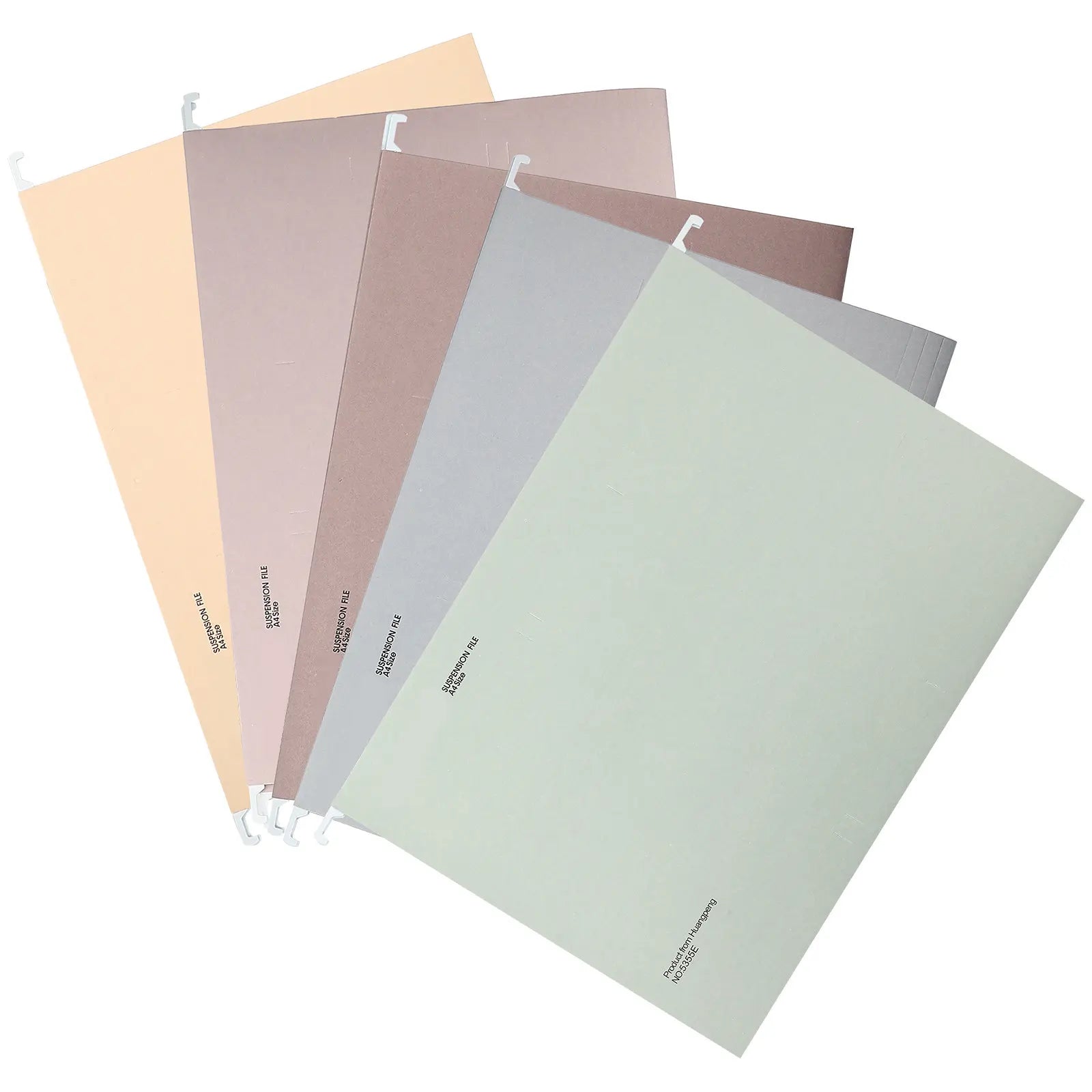 5Pcs Hanging File Folders Stable Portable Paper Iron Office Document Organizer Receipts Bills Holder Efficient Storage Solution