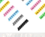10pcs Cable Protector Silicone Charge Cable Spiral Winder Wire End Cord Savers Cover For Phone USB Charger Cable Accessories