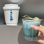 Hot Cold Dual Use 330ml Double Layer Paper Cup Coffee Cups Disposable Multi Purpose Beverage Container PET 400ml Cold Drink Cups