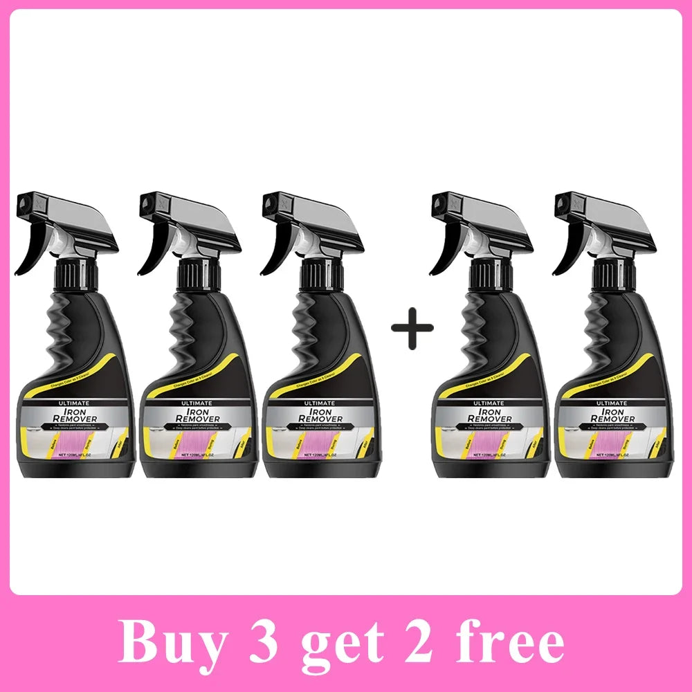 Car Rust Remover Car Wheel Care Quick Remover Car Exhaust Pipe Rust Removal Spray Clean Metal Iron Powder Stains