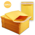 50 Pcs Kraft Paper Bubble Envelopes Padded Mailers Shipping Envelope Foam Mailing Shipping Packaging Bag Courier Storage Bags
