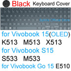 Keyboard Cover for ASUS Vivobook 15 Pro 15X OLED GO S S15 N6506 S5507 S5506 M5506 X1505 M1505 K3504 Silicone Protector Skin Case