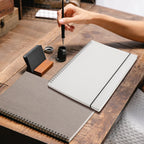 Premium Square Grid Spiral Notebook Heavy-Duty Graph Paper Notepad for Students Professionals Office School Daily Planning Diary