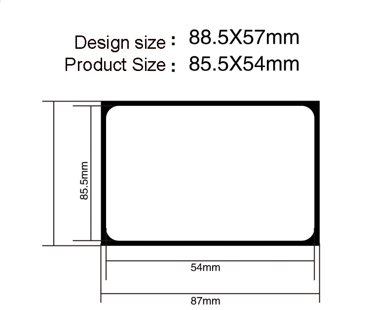 PVC Business Card Custom Photo Numbered Logo Printing ID Cards Waterproof Glossy Matte Pearl Frosted Double-sided 85*54mm