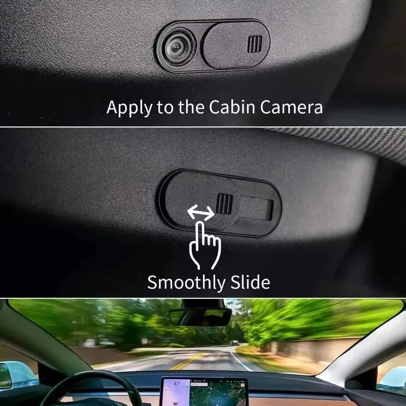 Ultra Thin Slide Webcam Cover for IPad Tablet Laptop Slide Sticker Privacy Protector for Tesla Model 3 Y Interior Cabin Camera