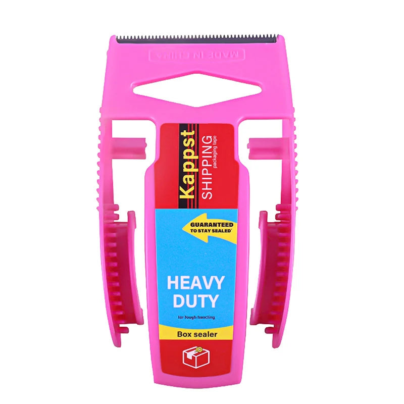 1 Set Heavy Duty Transparent Packaging Tape With Dispenser For Shipping Clear Packing And Moving Supplies