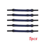 1/5pcs Change Size Sport Eyewear Strap Non Slip Anti Drop Fixer Glasses Cord Elastic Silicone Rope for Kid Adults Glasses Strap