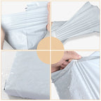 50pcs/Lots White Courier Bag Express Envelope Storage Bags Mail Bag Mailing Bags Self Adhesive Seal Plastic Packaging Pouch