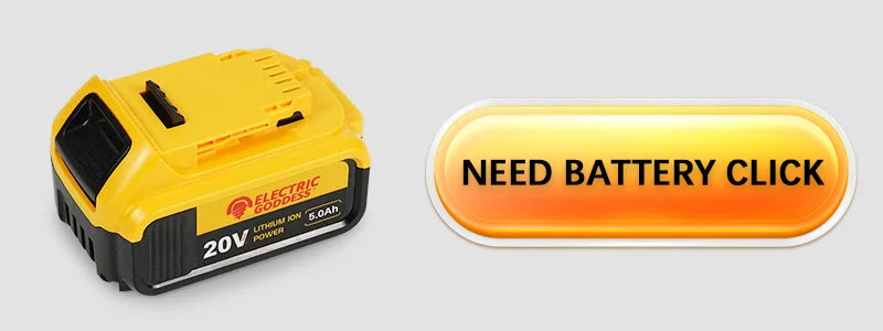Electric Goddess Brushless Cordless Electric Air Blower Turbo Jet Fan Handheld Dust Blowing Tool For Dewalt 20V Battery Pin