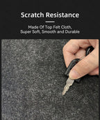 Large Size Gaming Mouse Pad Non-slip Wool Felt Mousepad Office Desk Mat Protector Table Laptop Cushion Keyboard Mat Premium