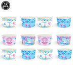 Mermaid Party Supplies Mermaid Scales Pattern Paper Plate Cup Napkin Popcorn Box Food Bowl Girl Birthday Party Baby Shower Decor