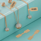 500pcs Paper Price Tags Jewelry Tags Self Adhesive Blank Labels Display Card Packaging Sticker Necklace Earring Bracelet DIY