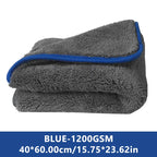 SEAMETAL Thicken Car Cleaning Towel 1200GSM Super-Absorption Microfiber Washing Towel Ultra-Soft Scratch-Free Car Drying Cloth