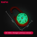 KANPAS Carabiner Compass Ball,Innovative Dual Dial Outdoor Compass,Waterproof Lightweight Backpacking Luminous Compass CA-V30(L)