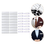 32Pcs Name Tag Blank Name Badges High Density DIY Sublimation Id Badge Pin Backing Office School Use Reusable Custom