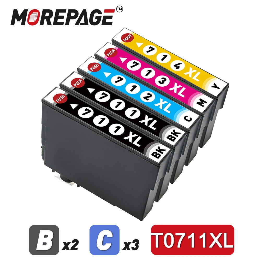 T0711 T0714 XL Ink Cartridge Compatible For Epson Stylus SX110 SX215 SX218 SX400 SX405 SX410 SX415 SX510W SX515W DX7400 Printer